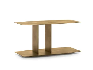 MAGIC - Rectangular coffee table in sheet metal and base in MDF by Capo d’Opera - view 2